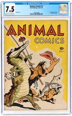 "ANIMAL COMICS" #1 DECEMBER 1941 - JANUARY 1942 CGC 7.5 VF- (FIRST POGO).