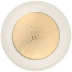 2014-W BASEBALL HALL OF FAME COMMEMORATIVE $5 GOLD COIN IN PROOF.