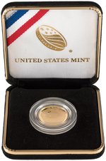 2014-W BASEBALL HALL OF FAME COMMEMORATIVE $5 GOLD COIN IN PROOF.