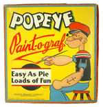 "POPEYE PAINT-O-GRAF" PAINT/COLORING SET.