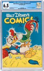 "WALT DISNEY'S COMICS AND STORIES" #19 APRIL 1942 CGC 6.5 FINE+.