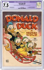 "FOUR COLOR" #62 JANUARY 1945 CGC RESTORED 7.5 SLIGHT (B-1) VF- (DONALD DUCK).