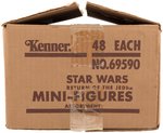 STAR WARS ROTJ MINI-FIGURES 48CT. EMPTY SHIPPING BOX.