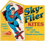 SUPERMAN "SKY-FLIER KITES" ADVERTISING SIGN.