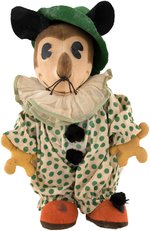 MICKEY MOUSE AS CLOWN EXTREMELY RARE KNICKERBOCKER DOLL (1935 VERSION).
