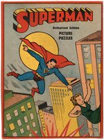 "SUPERMAN PICTURE PUZZLES" SCARCE BOXED SET.