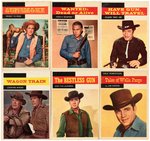 TV WESTERNS TOPPS GUM CARD SET.