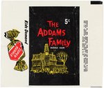 "ADDAMS FAMILY" DONRUSS GUM CARD SET AND WRAPPER.