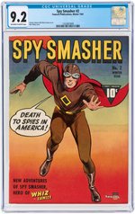 "SPY SMASHER" #2 WINTER 1941 CGC 9.2 NM-.