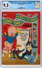 "LOONEY TUNES AND MERRIE MELODIES COMICS" #3 JANUARY 1942 CGC 9.2 NM-.