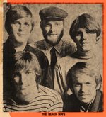 RARE BEACH BOYS BOXING STYLE 1972 CONCERT POSTER CLEMSON UNIVERSITY SOUTH CAROLINA.