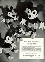 RARE FIRST "MICKEY MOUSE MERCHANDISE" RETAILER'S 1934 CATALOG WITH ENVELOPE.