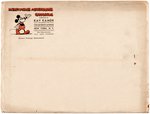 RARE FIRST "MICKEY MOUSE MERCHANDISE" RETAILER'S 1934 CATALOG WITH ENVELOPE.