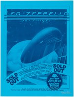 LED ZEPPELIN 1977 "DAY ON THE GREEN" CONCERT POSTER (ARTIST-SIGNED).