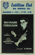 MAYNARD FERGUSON 1962 CONCERT POSTER.