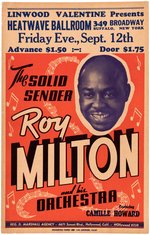 ROY MILTON 1952 CONCERT POSTER.