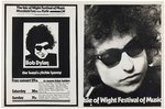 BOB DYLAN 1969 ISLE OF WIGHT MUSIC FESTIVAL POSTER.