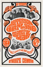 BILL GRAHAM CONCERT PROGRAM BG-74 FEATURING JEFFERSON AIRPLANE & THE GRATEFUL DEAD.