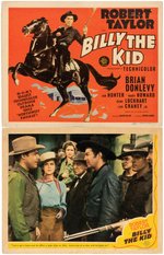 ROBERT TAYLOR "BILLY THE KID" LOBBY CARD SET.