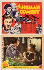 MICKEY ROONEY "THE HUMAN COMEDY" LOBBY CARD SET.