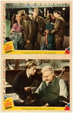 MICKEY ROONEY "THE HUMAN COMEDY" LOBBY CARD SET.