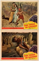 SABU "THE THIEF OF BAGDAD" LOBBY CARD LOT.