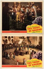 SABU "THE THIEF OF BAGDAD" LOBBY CARD LOT.