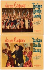 JAMES CAGNEY "YANKEE DOODLE DANDY" LOBBY CARD PAIR.