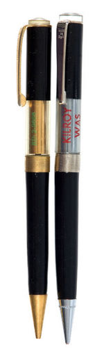 WWII ERA MECHANICAL PENCILS REVEALING "KILROY WAS HERE" PREGNANT LADIES.