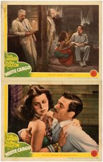 HEDY LAMARR "WHITE CARGO" LOBBY CARD SET.