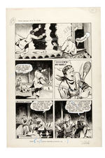 "JOHN WAYNE ADVENTURE COMICS" #17 ORIGINAL ART FOR FULL COMIC BOOK STORY.