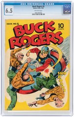 "BUCK ROGERS" #5 1943 CGC 6.5 FINE+.