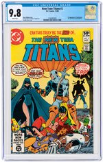 "NEW TEEN TITANS" #2 DECEMBER 1980 CGC 9.8 NM/MINT (FIRST DEATHSTROKE).