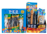 "STAR WARS" PEZ STORE DISPLAY, COUNTER BOX LOT.