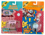 PEE-WEE HERMAN CARDED FIGURE COMPLETE COLLECTION AND PLAYHOUSE.