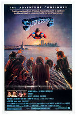 “SUPERMAN” ONE SHEET POSTERS FOR FIRST FOUR MOVIES.