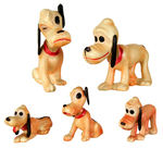 PLUTO PLASTER-FILLED CELLULOID FIGURES.