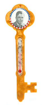 CATALIN PLASTIC THERMOMETER WITH WILLKIE CELLO.