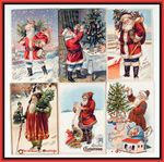 SANTA CLAUS POSTCARDS.