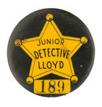 FIRST SEEN UNIVERSAL SERIAL DETECTIVE LLOYD 1931 BUTTON.