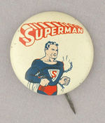 "SUPERMAN" EARLY ACTION COMICS BUTTON.