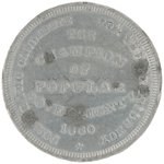 DOUGLAS 1860 "THE CHAMPION OF POPULAR SOVEREIGNTY" TOKEN DeWITT SD-1860-9.