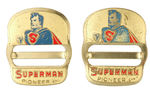 SUPERMAN SUSPENDER BUCKLE SET BY PIONEER.