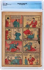 "DETECTIVE COMICS" #28 JUNE 1939 CGC NG.