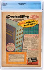 "ACTION COMICS" #23 APRIL 1940 CGC 3.0 GOOD/VG (FIRST LEX LUTHOR).