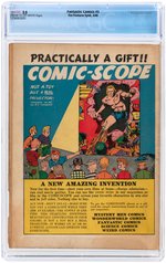 "FANTASTIC COMICS" #5 APRIL 1940 CGC 2.5 GOOD+.