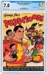 "GEORGE PAL'S PUPPETOONS" #1 DECEMBER 1945 CGC 7.0 FINE/VF.