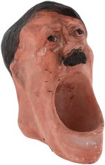 WORLD WAR II HITLER ANTI-AXIS FIGURAL PLASTER ASHTRAY.