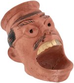 WORLD WAR II TOJO ANTI-AXIS FIGURAL PLASTER ASHTRAY.