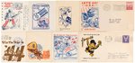 WORLD WAR II ANTI-AXIS ENVELOPE LOT.